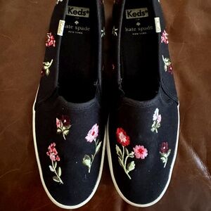 Keds for Kate Spade Floral Triple Deck Slip-on Sz 7.5